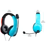 Drôtová sluchadla LVL40 Stereo Headset (Blue/Red)