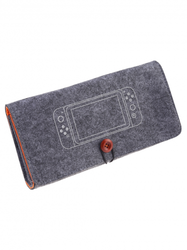 Ochranné púzdro textilné pre Nintendo Switch - tmavo šedé (SWITCH)