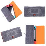 Ochranné púzdro textilné pre Nintendo Switch - tmavo šedé