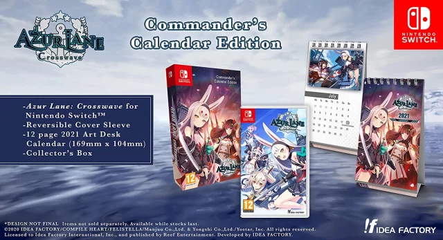 Azur Lane: Crosswave - Commanders Calendar Edition (SWITCH)