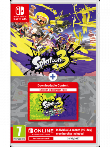 Splatoon 3 + Season Pass + 3 mesiace NSO (SWITCH)