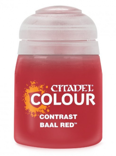 Citadel Contrast Paint (Baal Red) - kontrastná farba - červená