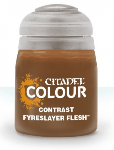 Citadel Contrast Paint (Fyreslayer Flesh) - kontrastná farba - hnedá