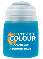 Citadel Contrast Paint (Asurmen Blue) - kontrastná farba - modrá