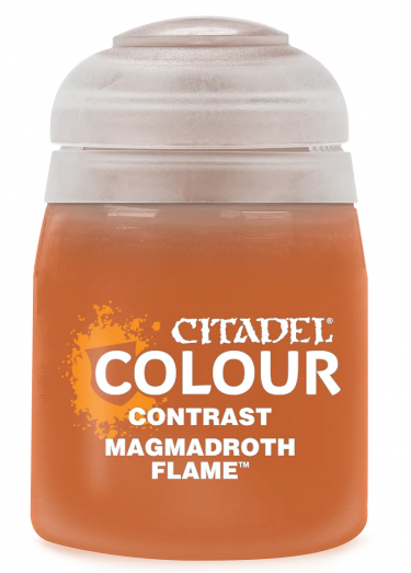 Citadel Contrast Paint (Magmadroth Flame) - kontrastná farba - oranžová