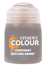 Citadel Contrast Paint (Ratling Grime) - kontrastná farba - šedá