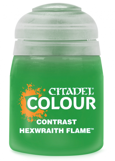 Citadel Contrast Paint (Hexwraith Flame) - kontrastná farba - zelená 2022