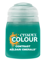 Citadel Contrast Paint (Aeldari Emerald) - kontrastná farba - zelená 