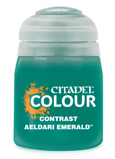 Citadel Contrast Paint (Aeldari Emerald) - kontrastná farba - zelená 