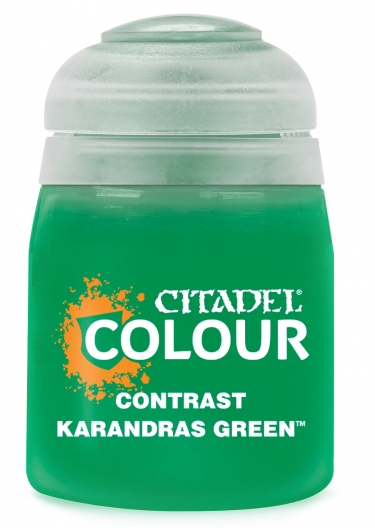 Citadel Contrast Paint (Karandras Green) - kontrastná farba - zelená 