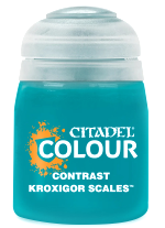 Citadel Contrast Paint (Kroxigor Scales) - kontrastná farba - zelená 