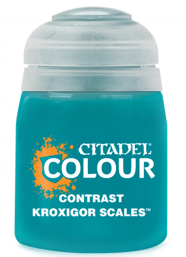 Citadel Contrast Paint (Kroxigor Scales) - kontrastná farba - zelená 