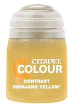 Citadel Contrast Paint (Ironjawz Yellow) - kontrastná farba - žltá