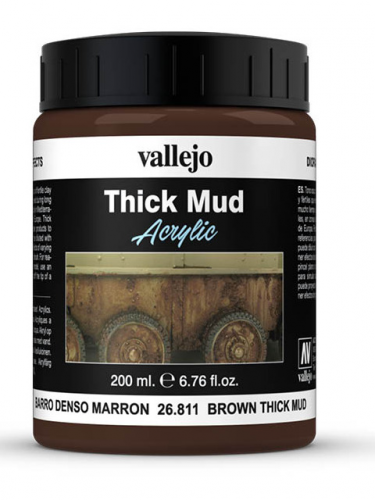 Textúrová farba - Brown Mud (Vallejo)
