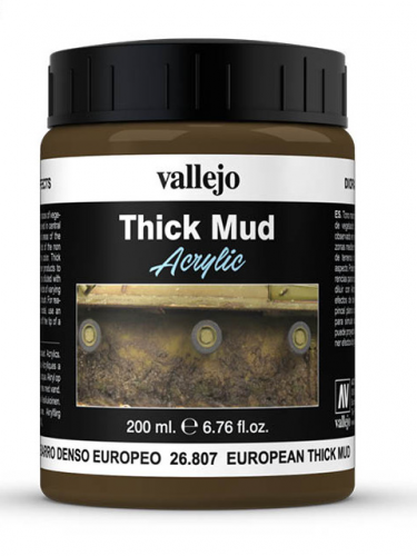 Textúrová farba - European Mud (Vallejo)