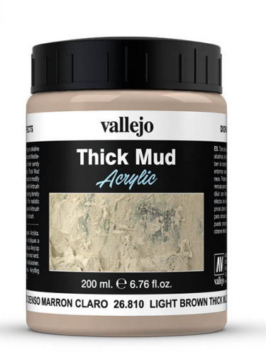 Textúrová farba - Light Brown Mud (Vallejo)
