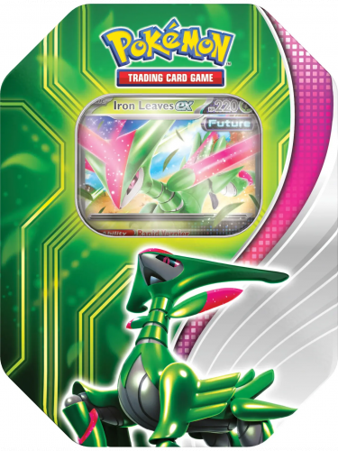 Kartová hra Pokémon TCG - Paradox Clash Tin Iron Leaves ex