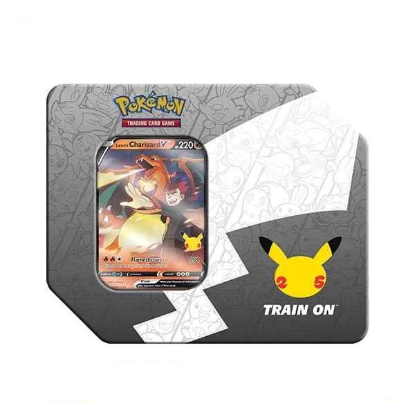 Kartová hra Pokémon TCG: Celebrations - Lances Charizard V Big Tin