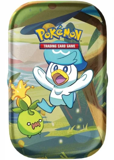 Kartová hra Pokémon TCG - Paldea Pals Mini Tin: Quaxly & Smoliv