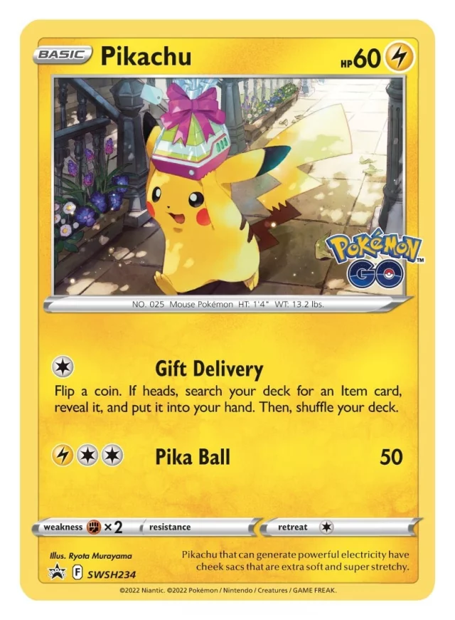 Kartová hra Pokémon TCG: Pokémon GO - Tin Pikachu