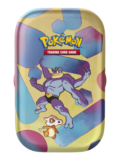Kartová hra Pokémon TCG: Scarlet & Violet 151 - Mini Tin: Machamp & Cubone
