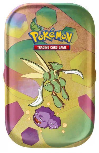 Kartová hra Pokémon TCG: Scarlet & Violet 151 - Mini Tin: Scyther & Weezing