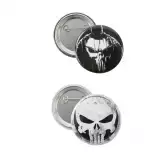Darčeková sada Marvel - Punisher (tričko, odznaky, nášivky, ponožky) (veľkosť XL) - Nášivka