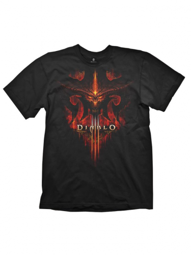 Tričko Diablo III: Burning (veľ. L)