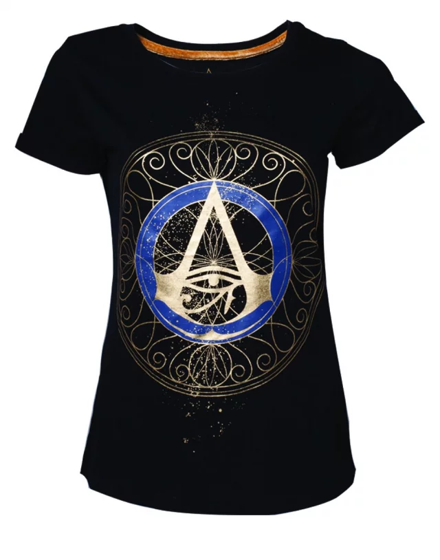 Tričko Assassins Creed: Origins - Gold Spaller Logo (dámske, veľ. M)
