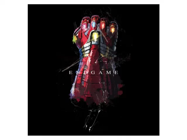 Tričko Avengers: Endgame - Iron Gauntlet (veľkosť XL)