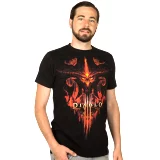 Tričko Diablo III: Burning (veľ. S)
