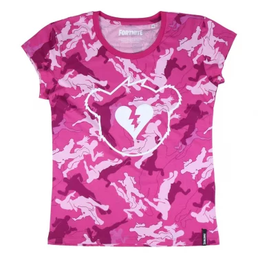 Tričko dievčenské Fortnite - Pink 