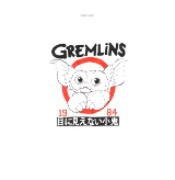 Tričko Gremlins - Red Black and White 