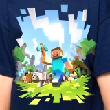 Tričko Minecraft Adventure (americká veľ. detské S)
