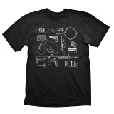 Tričko PUBG - Sketch Items