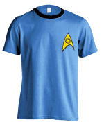 Tričko Star Trek - Science Uniform (veľkosť S)