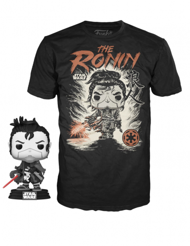 Tričko Star Wars - The Ronin + figúrka Funko (poškodený obal)