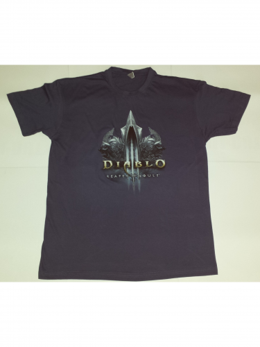 Tričko Diablo III: Reaper of Souls (modré) (veľkosť L)