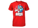Tričko Minecraft: Like a Boss (veľkosť detské XS)