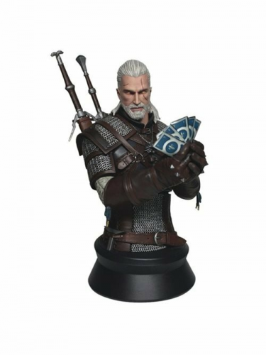 Busta Zaklínač 3: Geralt hrajúci Gwint (Dark Horse)