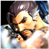 Soška Overwatch - Hanzo Premium Statue 33 cm
