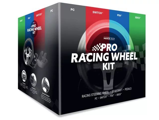 Sada volantu a pedálov Pro Racing Wheel Kit (PC, Xbox, PlayStation, Switch)
