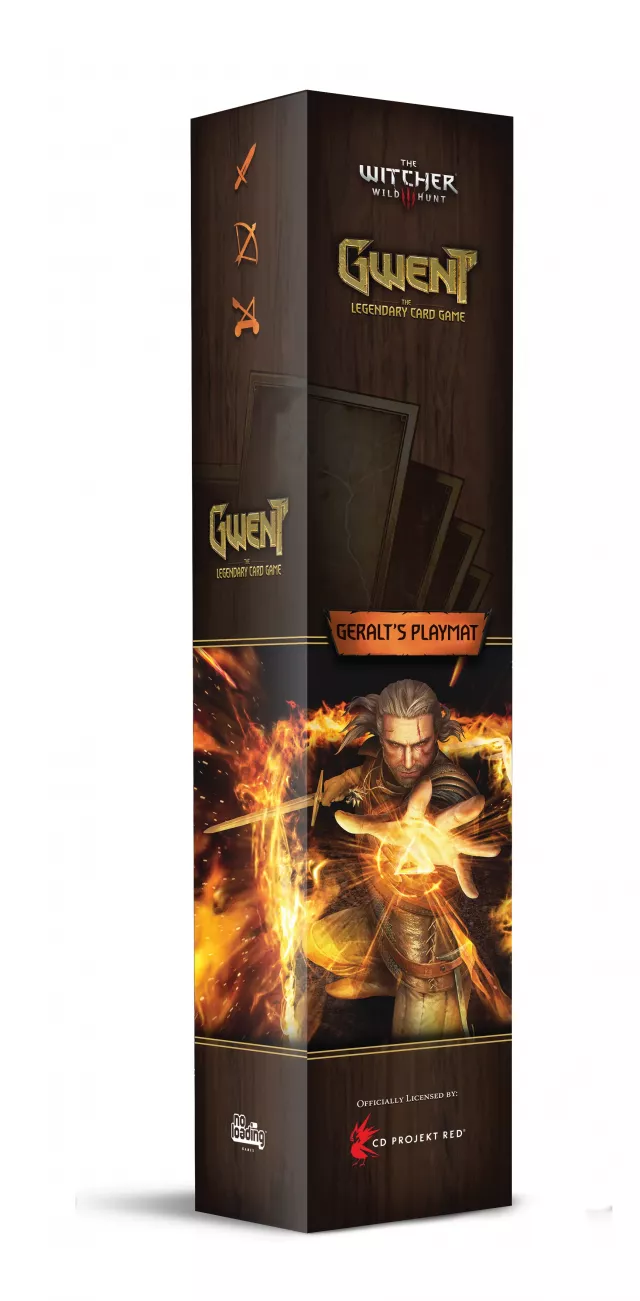 Výhodný set Herná podložka Gwint - Geralt + Ciri - Podložka pod myš