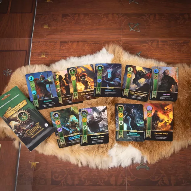 Výhodný set Kartová hra Gwint - Ballads Legendary Foil Cards - Kompletná sada CZ - Zaklínač