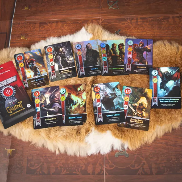 Výhodný set Kartová hra Zaklínač 3: Divoký Hon - Gwint CZ + Ballads Legendary Foil Cards - Kompletná sada CZ - Zberateľská kartová hra TCG