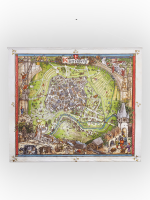 Wallscroll Kingdom Come: Deliverance II - Mapa Kutné Hory (Kuttenberg)