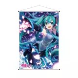 Wallscroll Vocaloid - Hatsune Miku Flower - Látkový plagát