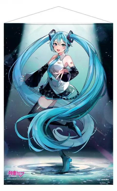 Wallscroll Vocaloid - Hatsune Miku On Top of the World - Látkový plagát