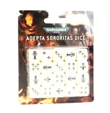 Kocky Warhammer Adepta Sororitas (20 ks), šesťstenne - biele