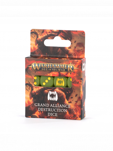 Kocky Warhammer Age of Sigmar - Grand Alliance Destruction Dice (16 ks)